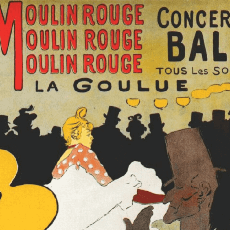 Le moulin rouge de Toulouse-Lautrec